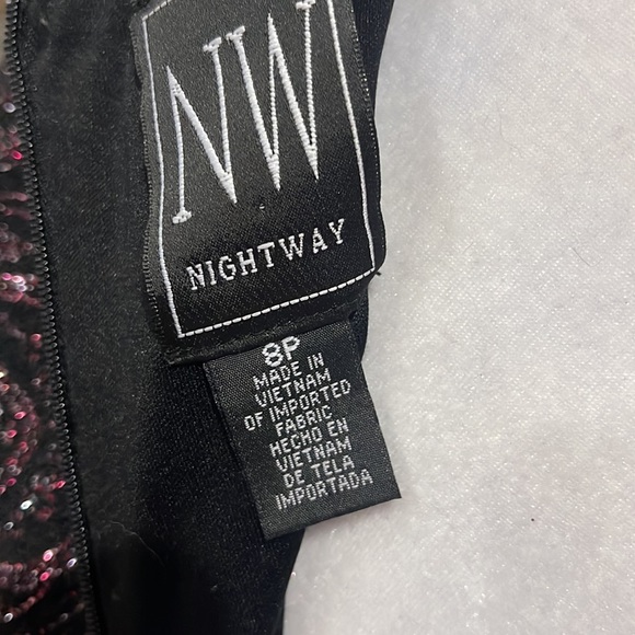 NW night way cocktail dress size 8P - Picture 15 of 15